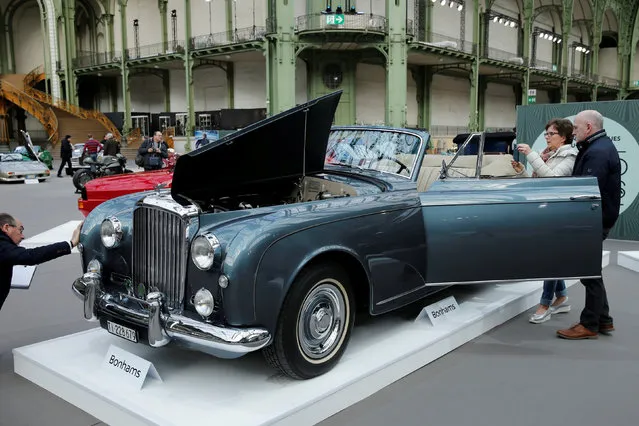 A Bentley S1 Continental Drophead Coupe is displayed during an exhibition of vintage and classic cars  by Bonhams auction house at the Grand Palais during the Retromobile week in Paris, France, February 8, 2017. (Photo by Benoit Tessier/Reuters)