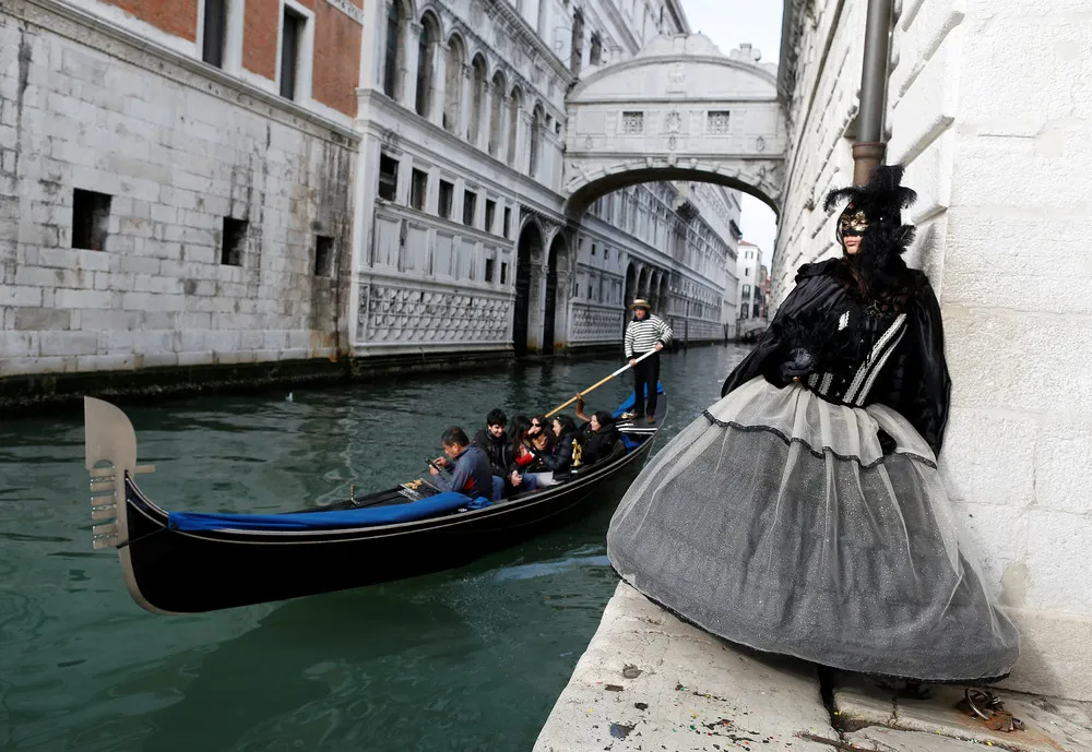 Venice Welcomes Masked Revellers