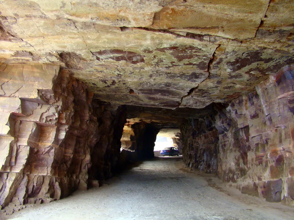 Guoliang Road Tunnel in China