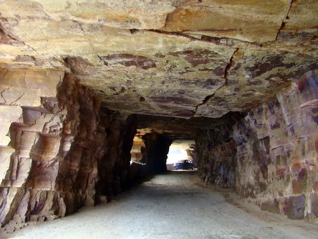 Guoliang Road Tunnel In China