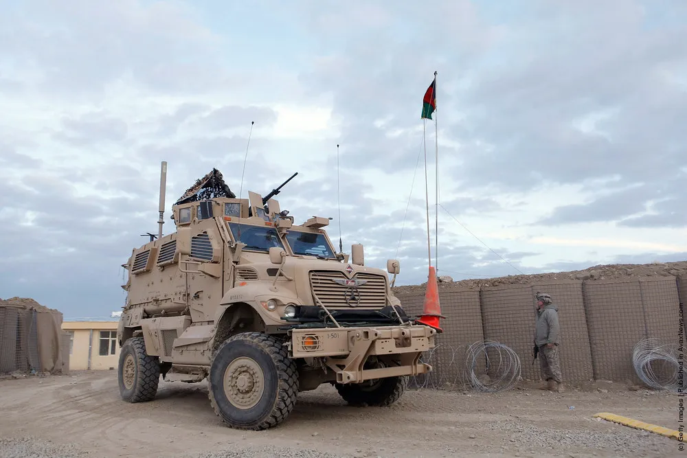 MRAP vehicles in Afghanistan