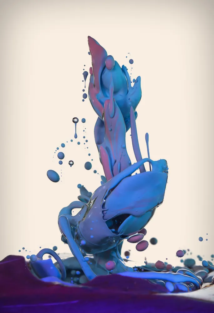 “Dropping” – the Beauty of Ink and Oil