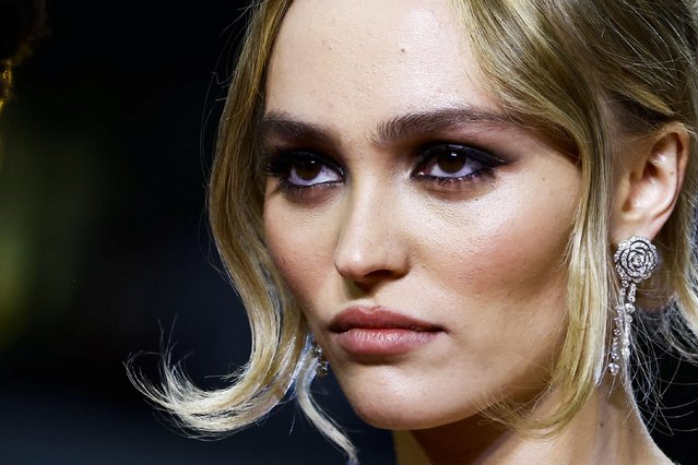 French-US actress Lily-Rose Depp arrives for the screening of the film “The Idol” during the 76th edition of the Cannes Film Festival in Cannes, southern France, on May 22, 2023. (Photo by Eric Gaillard/Reuters)