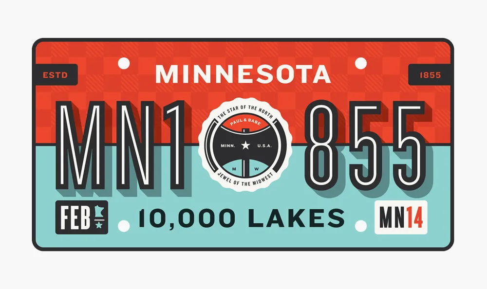 State Plates Project by Jonathan Lawrence