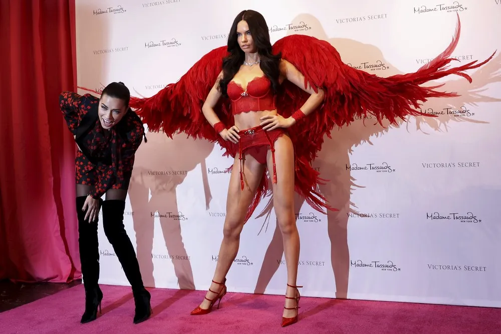 Adriana Lima Unveils Madame Tussauds Figure