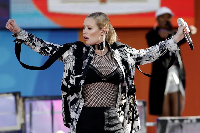 Singer Iggy Azalea performs during ABC's Good Morning America Summer Concert Series in Central Park in Manhattan, New York, U.S. June 10, 2016. (Photo by Mike Segar/Reuters)