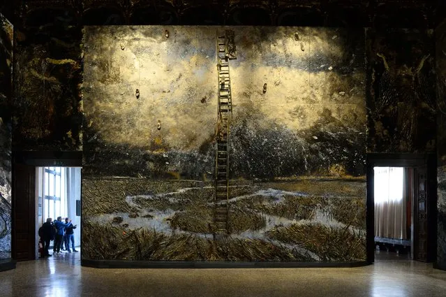 German artist Anselm Kiefer “These Writings, When Burned, Will Finally Give Some Light” exhibition during the preview at Palazzo Ducale on March 25, 2022 in Venice, Italy. (Photo by Roberto Serra – Iguana Press/Getty Images)