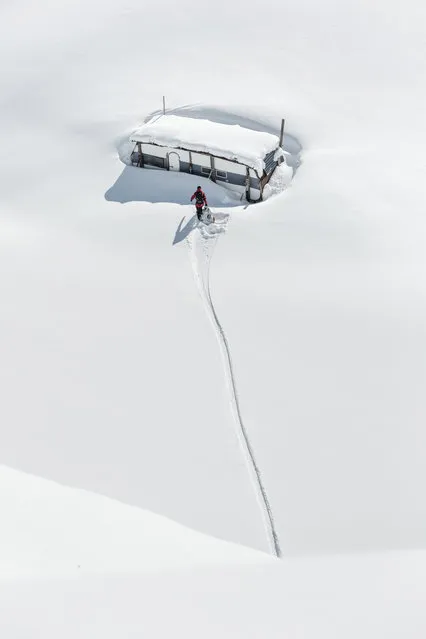 Athlete: Philipp Schicker Location: Hoch-Ybrig, Switzerland. Image is from the Red Bull Illume Image Quest 2016 contest. Category Finalist: Lifestyle Photographer. (Photo by Claudio Casanova/Red Bull Illume)