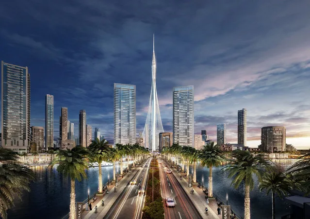 An artist's impression of Dubai's “The Tower” that would be the world's tallest tower. Dubai said on Monday it had started building what would be the world’s tallest tower, another record for the city that is already home to the highest skyscraper – the Burj Khalifa. The Tower at Dubai Creek Harbor – a joint venture between Emaar Properties and Dubai Holding, the investment vehicle of the emirate’s ruler, Sheikh Mohammed bin Rashid al-Maktoum – will be completed in 2020, Dubai’s government said. Guinness World Records defines a tower as a structure in which less than 50 percent of the total height is useable floor space. The world's tallest tower is the Tokyo Sky Tree, a 634-metre-high broadcasting, restaurant and observation tower. (Photo by Reuters/Emaar Properties)