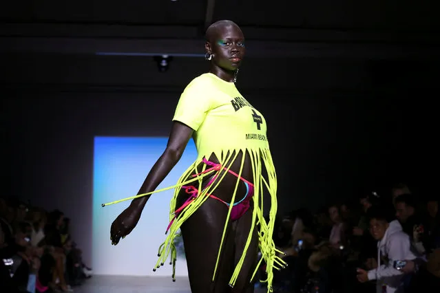 A model presents a creation from the Chromat collection during New York Fashion Week in New York, U.S., February 8, 2019. (Photo by Caitlin Ochs/Reuters)
