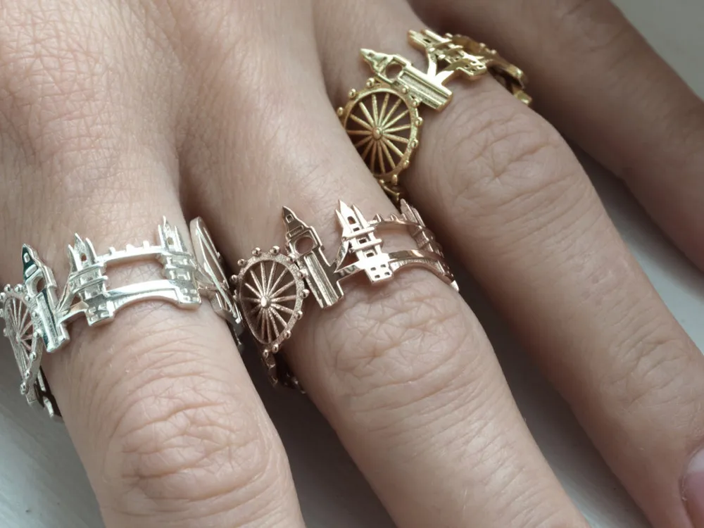 Architecture Rings By Ola Shekhtman
