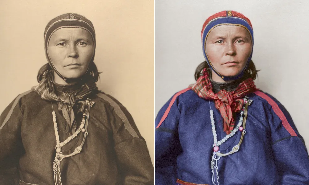 Color Portraits of Immigrants at Ellis Island