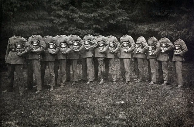 “Group of Thirteen Decapitated Soldiers” by Unknown, ca. 1910. (Photo courtesy of The Metropolitan Museum of Art)