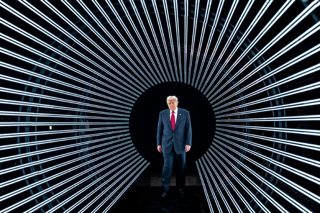 Donald Trump at the Miami Business Forum at the White House, Washington DC on November 5, 2025. (Photo by WhiteHouse/X)