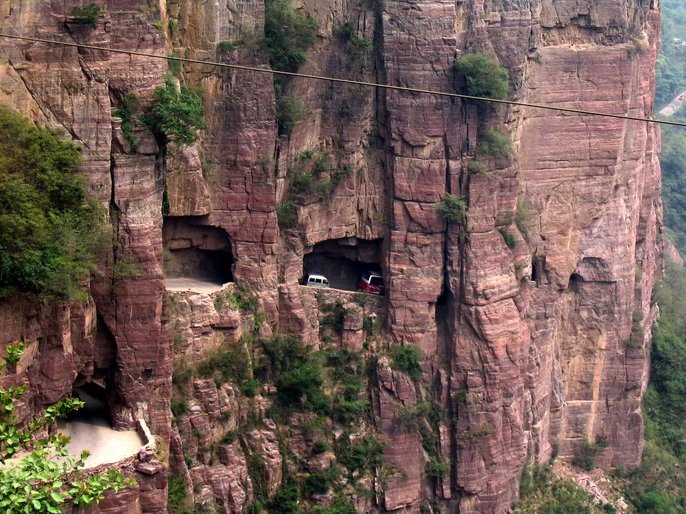Guoliang Road Tunnel in China
