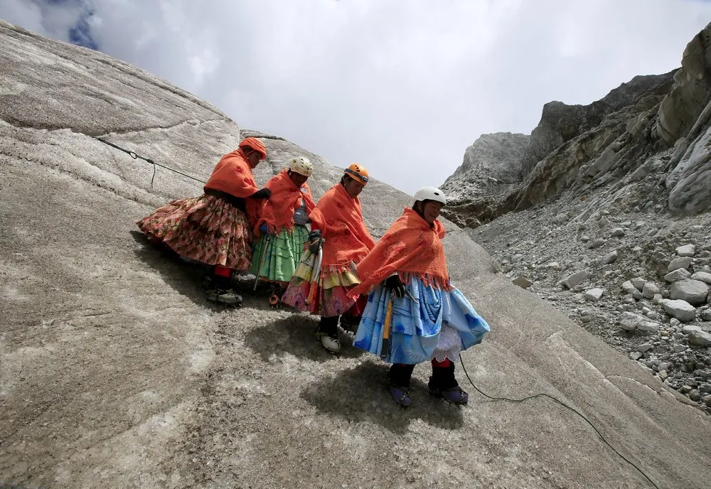 Bolivian Cholita Climbers