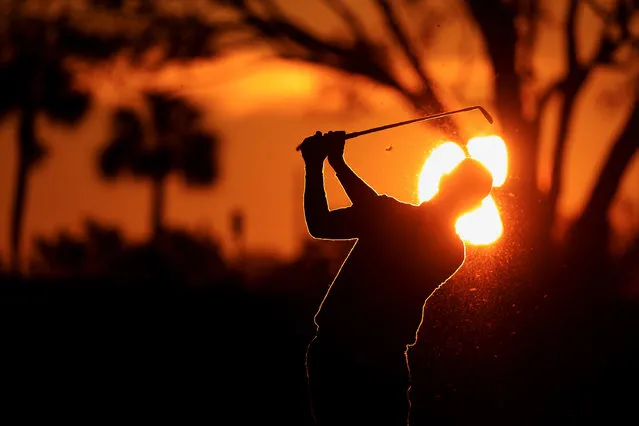 Lucas Glover of the United States plays his second shot on the tenth hole during the second round of the Arnold Palmer Invitational Presented By MasterCard on March 17, 2017 in Orlando, Florida. (Photo by Richard Heathcote/Getty Images)