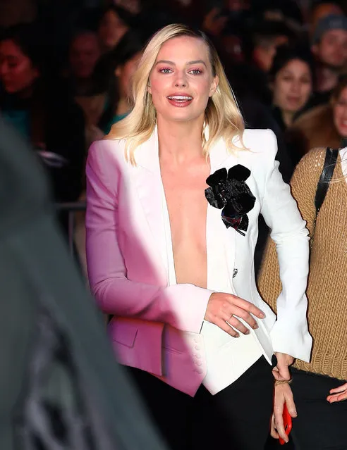 Margot Robbie is seen on February 04, 2020 in New York City. (Photo by Splash News and Pictures)