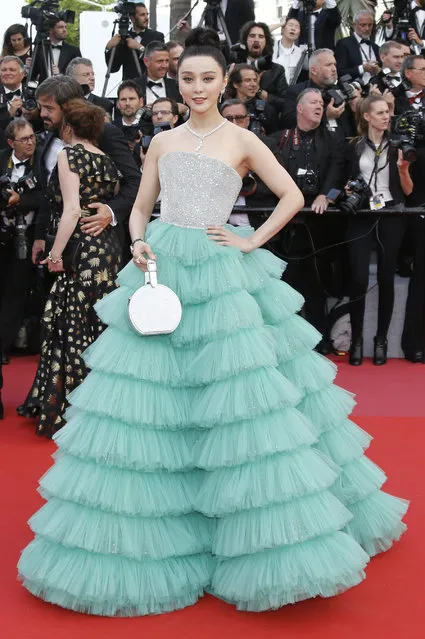 Fan Bingbing arrives for the opening ceremony and screening of the film “Everybody Knows” on May 8, 2018 during the 71st annual Cannes Film Festival in Cannes, France. (Photo by Regis Duvignau/Reuters)