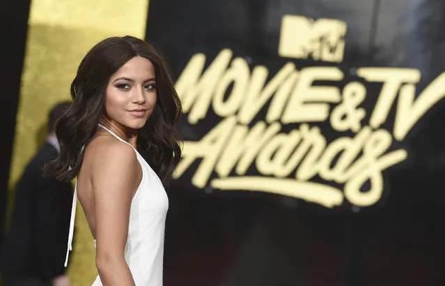 Isabela Moner arrives at the MTV Movie and TV Awards at the Shrine Auditorium on Sunday, May 7, 2017, in Los Angeles. (Photo by Jordan Strauss/Invision/AP Photo)