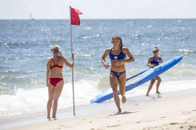 The 33rd All Women Lifeguard Tournament held at Sandy Hook Gateway National Recreation Area in Sandy Hook New Jersey. Wednesday, July 26th, 2017 (Photo by Anthony Causi)