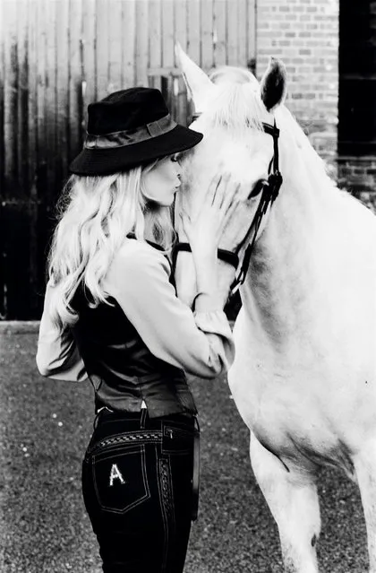 German model Claudia Schiffer. (Photo by Ellen von Unwerth)