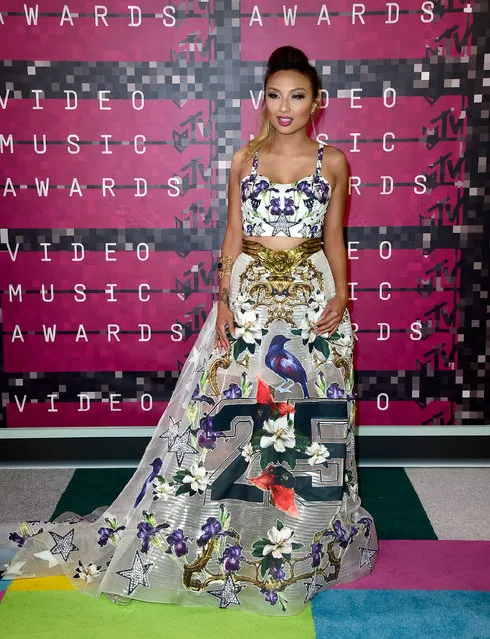 TV personality Jeannie Mai attends the 2015 MTV Video Music Awards at Microsoft Theater on August 30, 2015 in Los Angeles, California. (Photo by Frazer Harrison/Getty Images)
