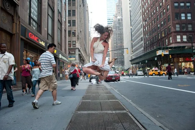 “Dancers Among Us”: NYC – Jennifer Jones as Marilyn Monroe. (Photo by Jordan Matter)