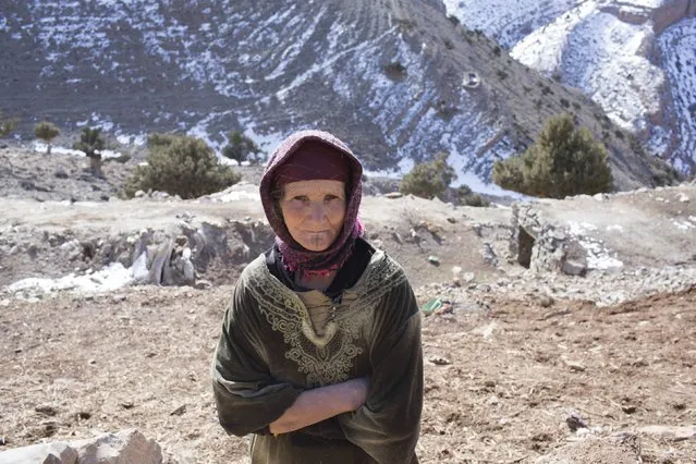 A Berber woman from Ait Sghir poses for a portrait near her house in the High Atlas region of Morocco February 14, 2015. (Photo by Youssef Boudlal/Reuters)