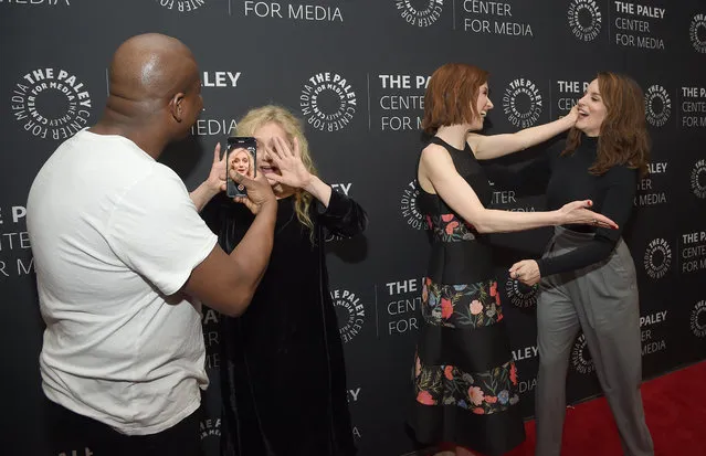 Titus Burgess, Carol Kane, Ellie Kemper and Tina Fey attend Kimmy Goes To The Paley Center: A Celebration Of “Unbreakable Kimmy Schmidt” at Paley Center For Media on January 24, 2019 in New York City. (Photo by Dimitrios Kambouris/Getty Images)
