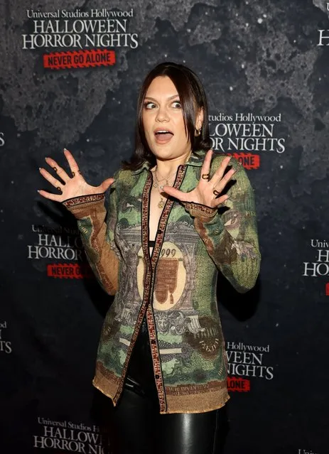 English singer-songwriter Jessica Ellen Cornish, known professionally as Jessie J attends the “Halloween Horror Nights” Opening Night at Universal Studios Hollywood on September 09, 2021 in Universal City, California. (Photo by Rich Polk/Getty Images for Universal Studios Hollywood)