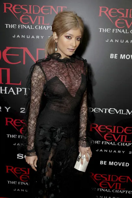 Rola seen at The World Premiere of Screen Gems' “Resident Evil: The Final Chapter” at Regal LA Live on Monday, January 23, 2017, in Los Angeles. (Photo by Eric Charbonneau/Invision for Sony Pictures/AP Images)