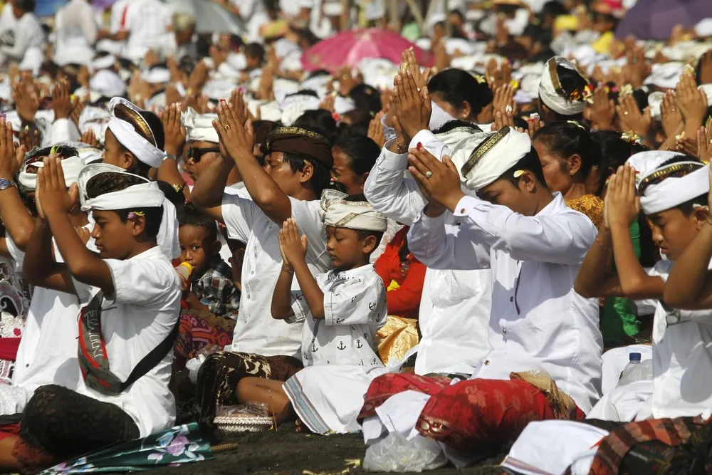 Purification Ceremony on the Bali Island