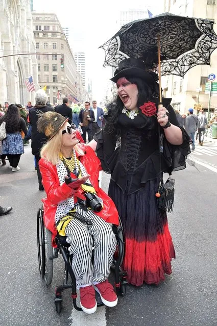 The 2016 New York City Easter Parade on March 27, 2016 in New York City. (Photo by Theo Wargo/Getty Images)