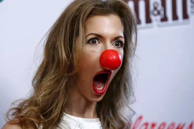 Actress Alysia Reiner attends the Red Nose Charity event in New York May 21, 2015. (Photo by Eduardo Munoz/Reuters)