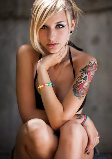 Hot tattooed girl. Kristie California