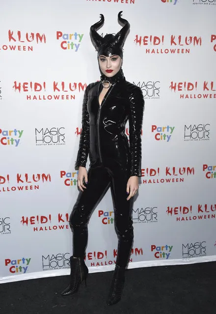Grace Elizabeth attends Heidi Klum's 18th Annual Halloween Party at Moxy Times Square on Tuesday, October 31, 2017, in New York. (Photo by Evan Agostini/Invision/AP Photo)