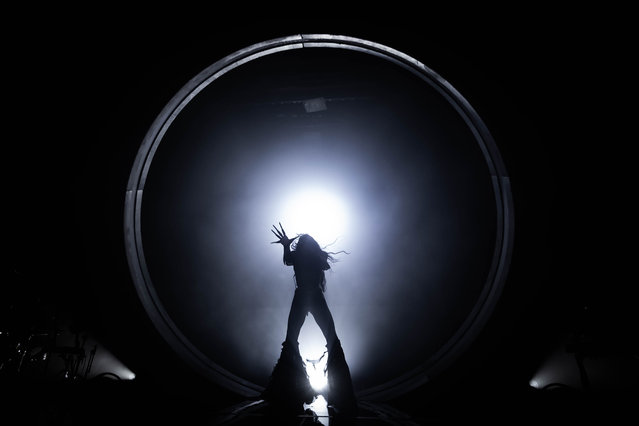 Swedish singer Loreen performs in concert at La Riviera on March 09, 2025 in Madrid, Spain. (Photo by Aldara Zarraoa/Redferns)