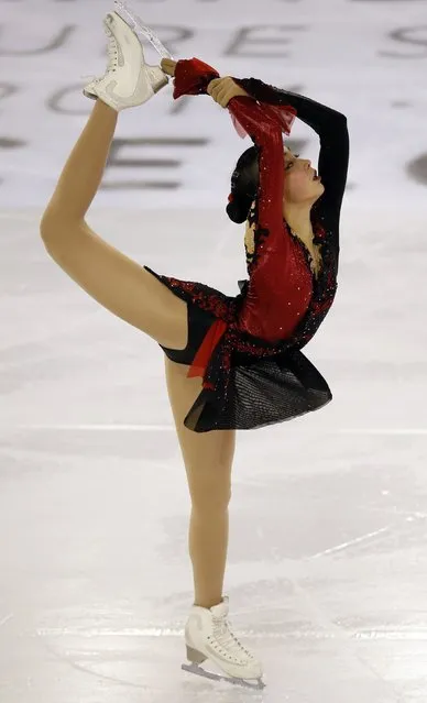 Rika Hongo of Japan performs during the ladies' free skating event at the ISU Grand Prix of Figure Skating final in Barcelona December 13, 2014. (Photo by Albert Gea/Reuters)