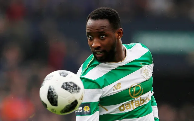 Moussa Dembele of Celtic during the Scottish Cup Semi Final between Rangers and Celtic at Hampden Park on April 15, 2018 in Glasgow, Scotland. (Photo by Lee Smith/Reuters/Action Images)
