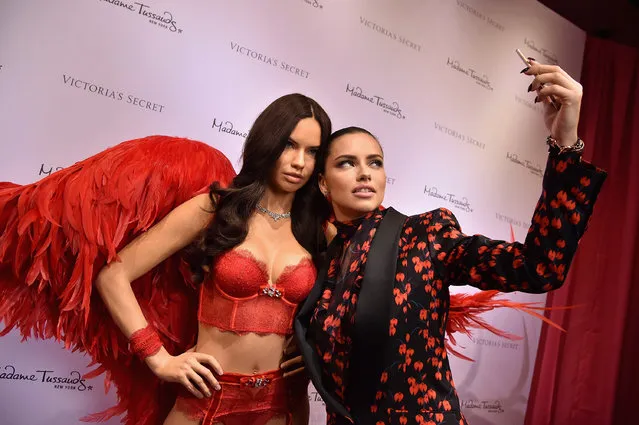 Victoria's Secret Angel Adriana Lima Unveils her Madame Tussauds Wax Figure on November 30, 2015 in New York City. (Photo by Mike Coppola/Getty Images for Victoria's Secret)