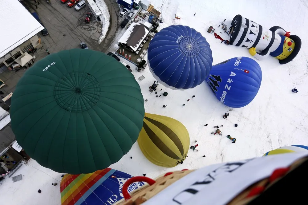 The 37th International Hot Air Balloon Week in Switzerland