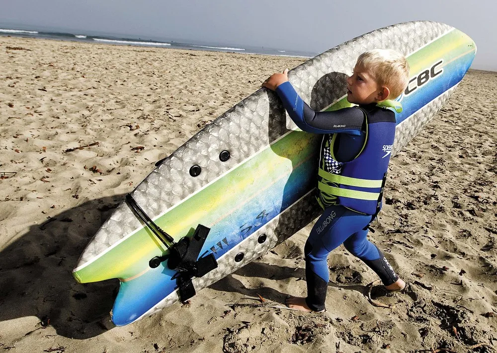 3-Year-Old Surfer