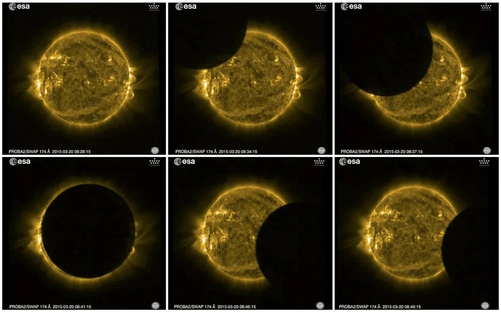 Solar Eclipse around the World