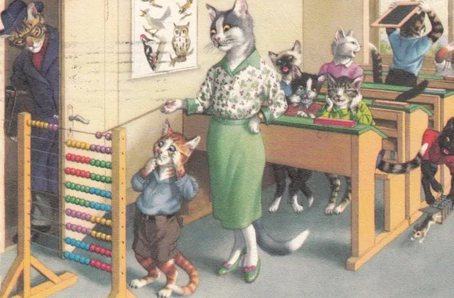 Dressed Cats By Alfred Mainzer