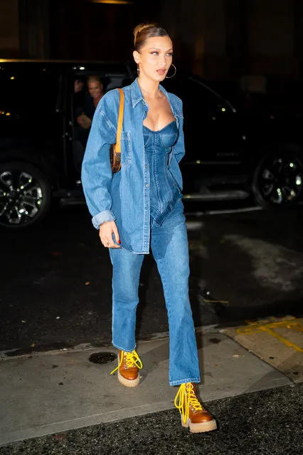 Bella Hadid attends Gigi Hadid's 24th Birthday at L'Avenue in Midtown on April 22, 2019 in New York City. (Photo by Gotham/GC Images)