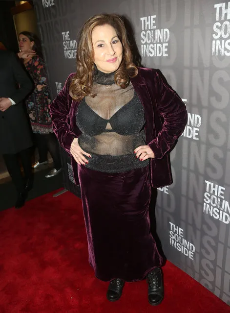 Kathy Najimy poses at the opening night of the new play “The Sound Inside” on Broadway at Studio 54 Theatre on October 17, 2019 in New York City. (Photo by Bruce Glikas/WireImage)