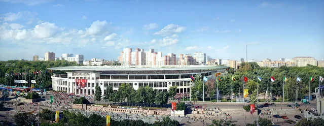 In this handout artists impression provided by the Russia 2018 Organising Commitee, the Dynamo Stadium in Moscow is shown as proposed and presented as part of the Russia 2018 World Cup bid, on September 29, 2011 in Russia. (Illustration by Russia 2018 via Getty Images)