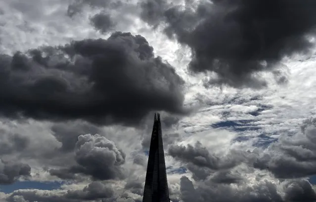 The Shard skyscraper is seen on the skyline of London, September 3, 2015. (Photo by Toby Melville/Reuters)