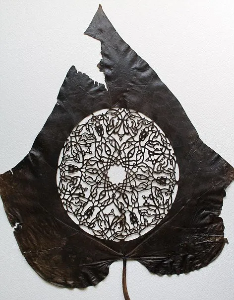 Leaf Art by Lorenzo Duran 